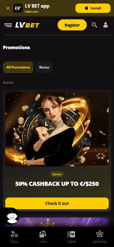 LVbet Casino screenshot 6