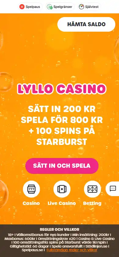 Lyllo Casino screenshot 4