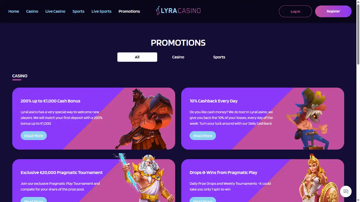 LyraCasino screenshot 3