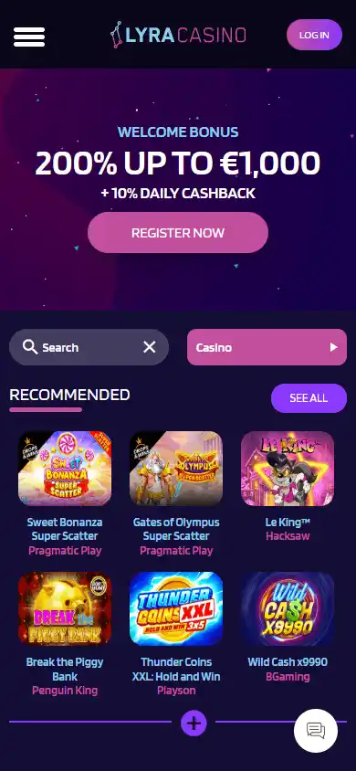 LyraCasino screenshot 4