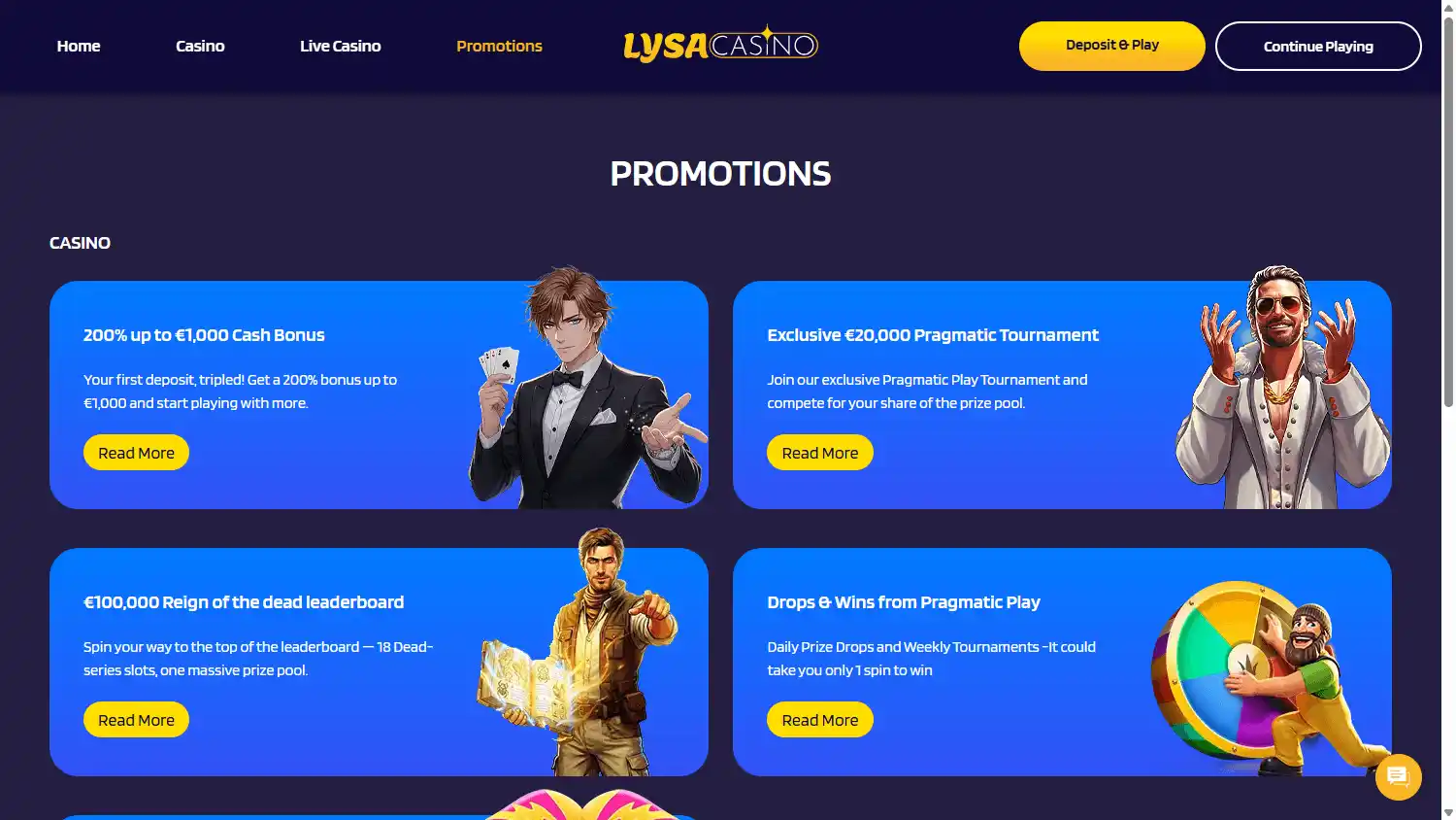 LysaCasino screenshot 3