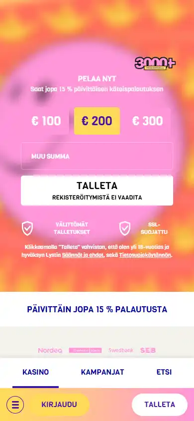Lysti Casino screenshot 4