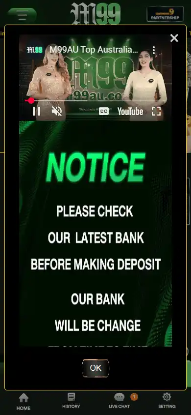 M99 Casino screenshot 3