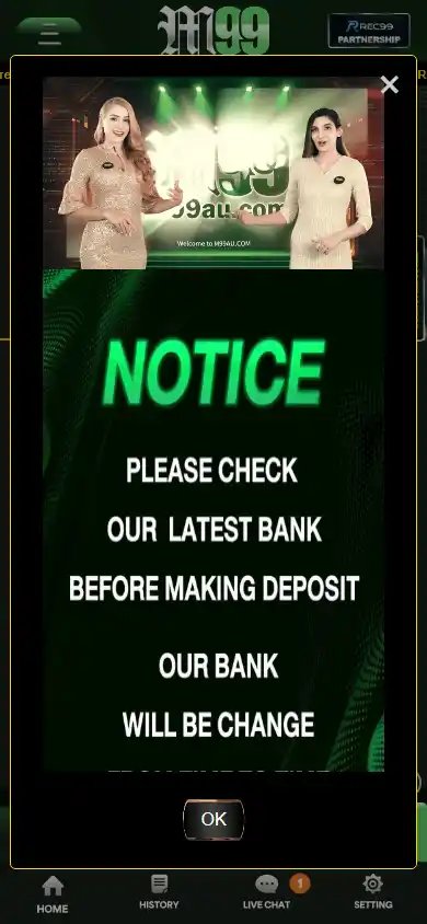 M99 Casino screenshot 4
