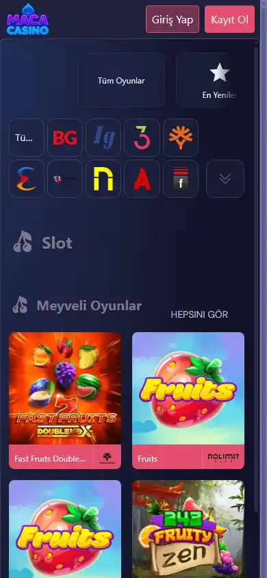 Maca Casino screenshot 4