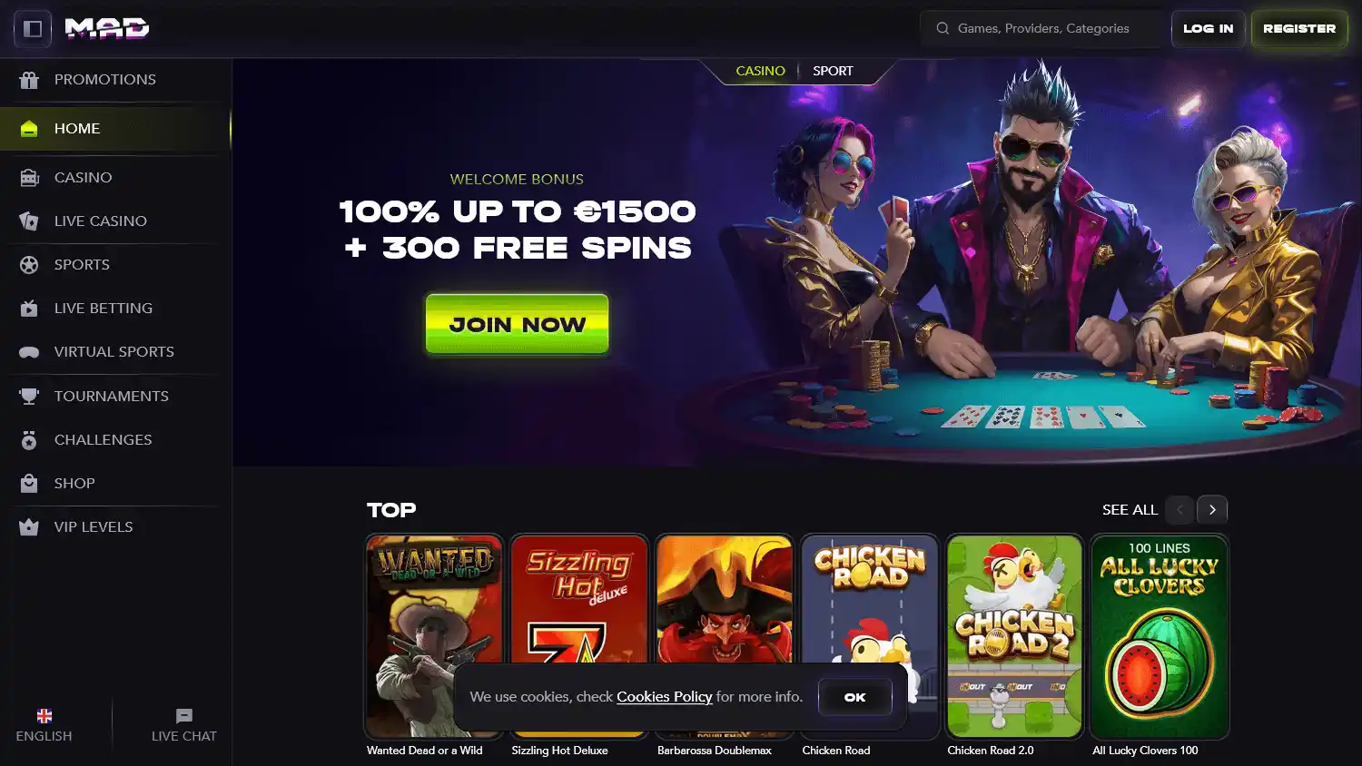 MadCasino screenshot 1