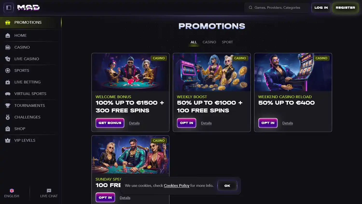 MadCasino screenshot 3