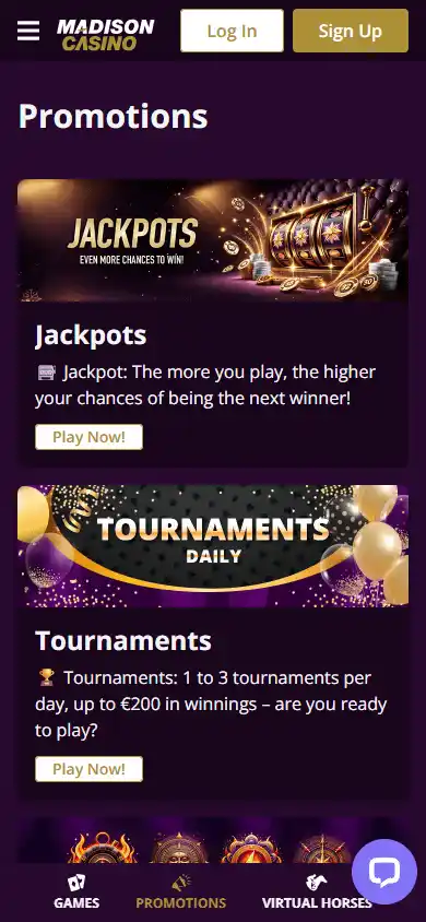 Madison Casino screenshot 4