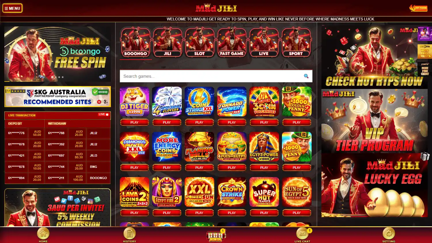 MADJILI Casino screenshot 1