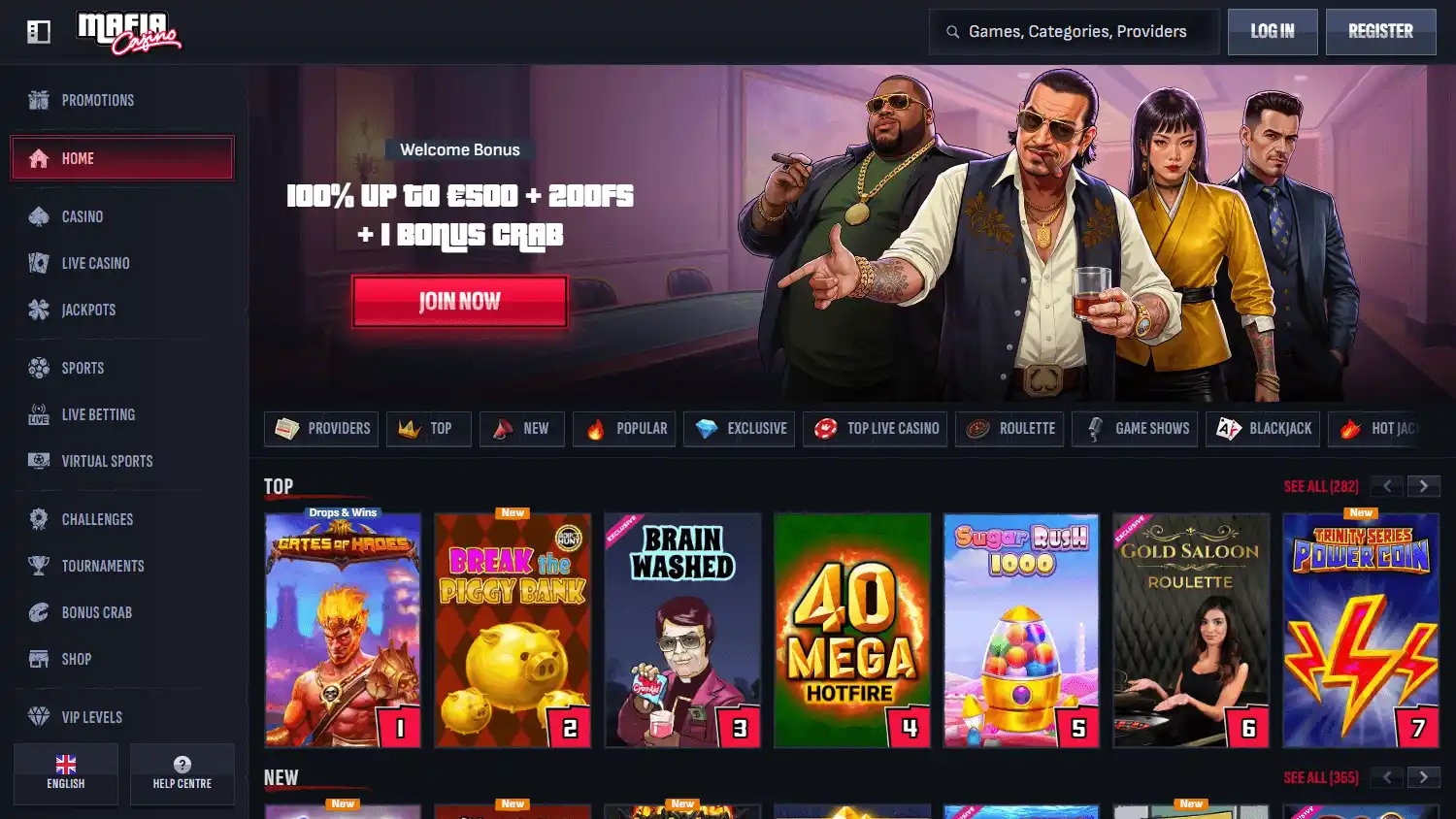 Mafia Casino screenshot 1