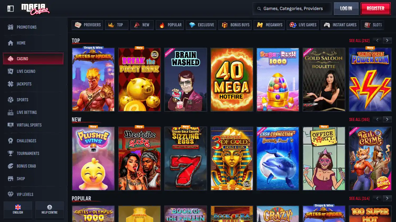 Mafia Casino screenshot 2