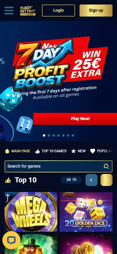 Magic Betting Casino BE screenshot 4
