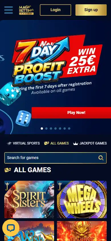 Magic Betting Casino BE screenshot 5