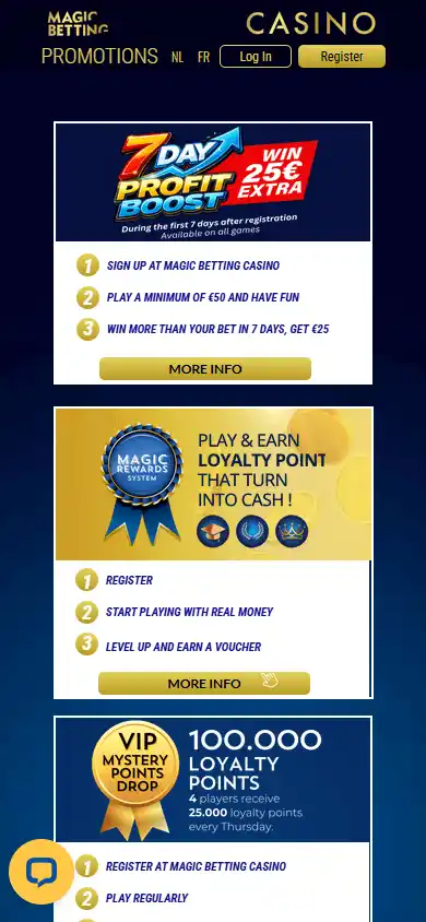 Magic Betting Casino BE screenshot 6