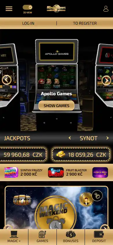 Magic Planet Online Casino screenshot 4