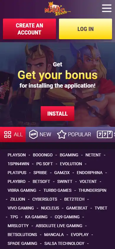 Magic Reels Casino screenshot 5