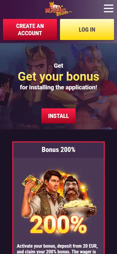 Magic Reels Casino screenshot 6