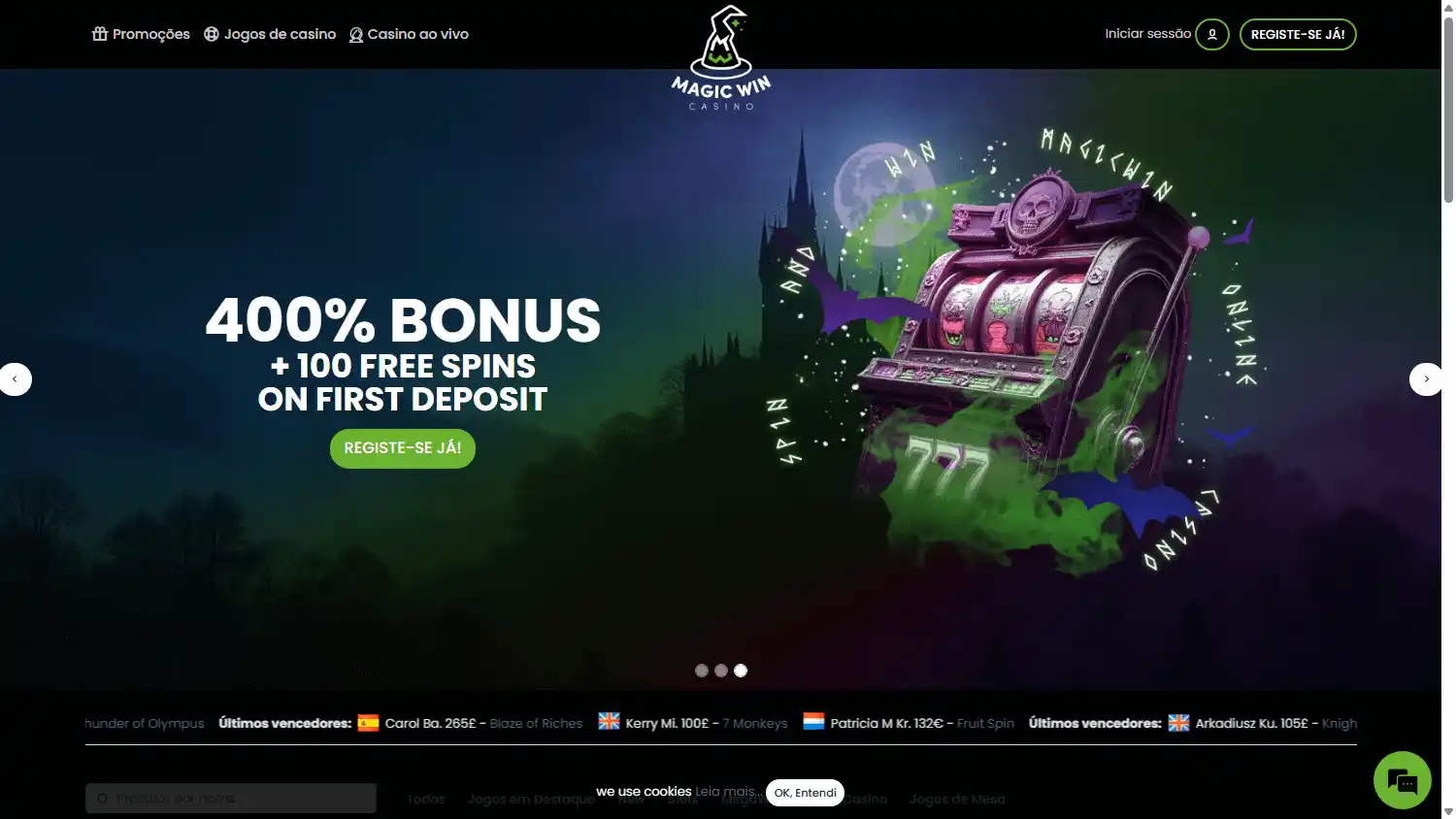 Magic Win Casino screenshot 1