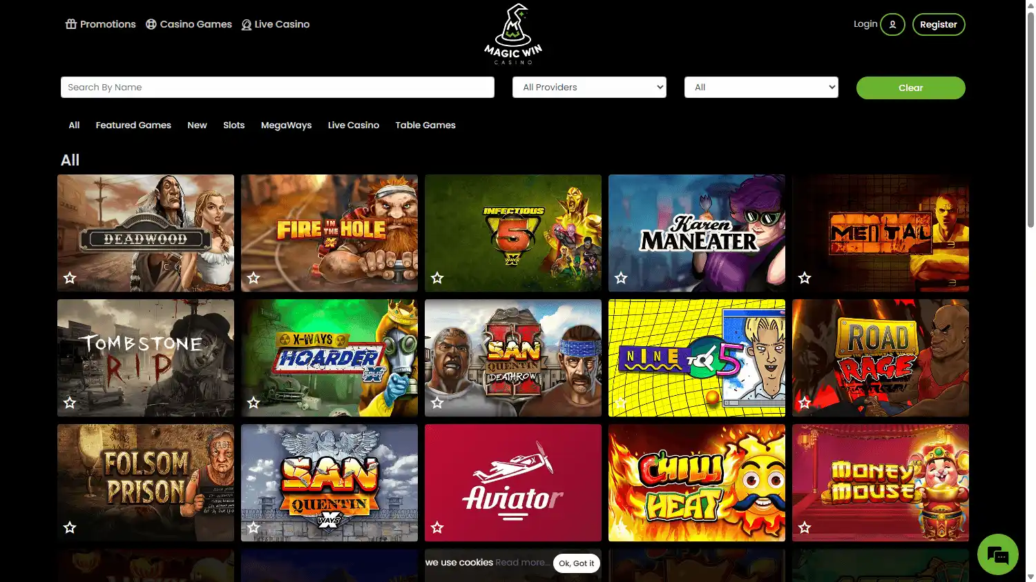 Magic Win Casino screenshot 2