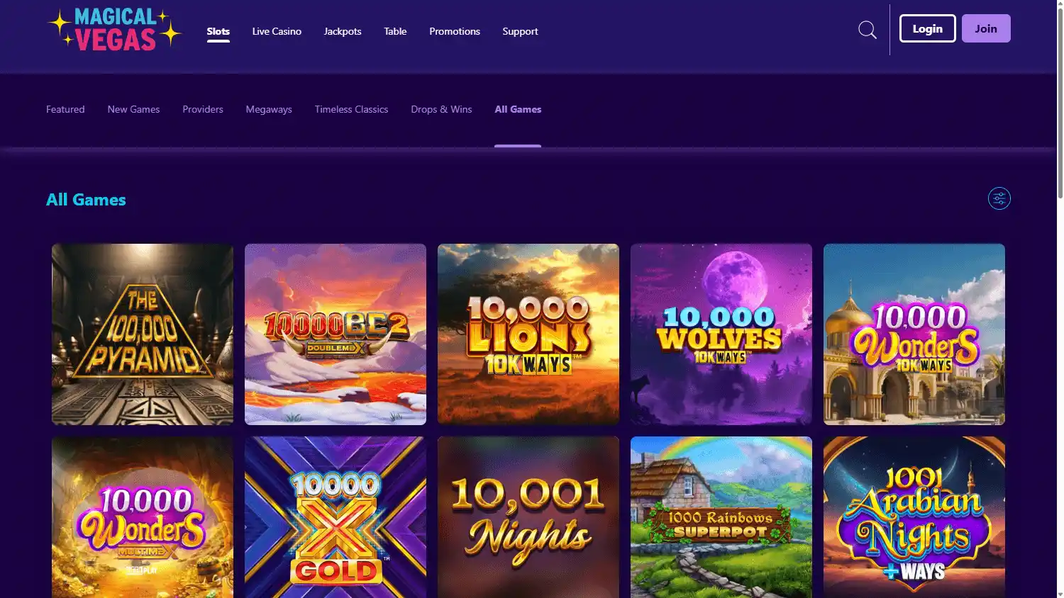 Magical Vegas Casino screenshot 2