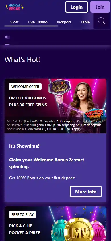 Magical Vegas Casino screenshot 6