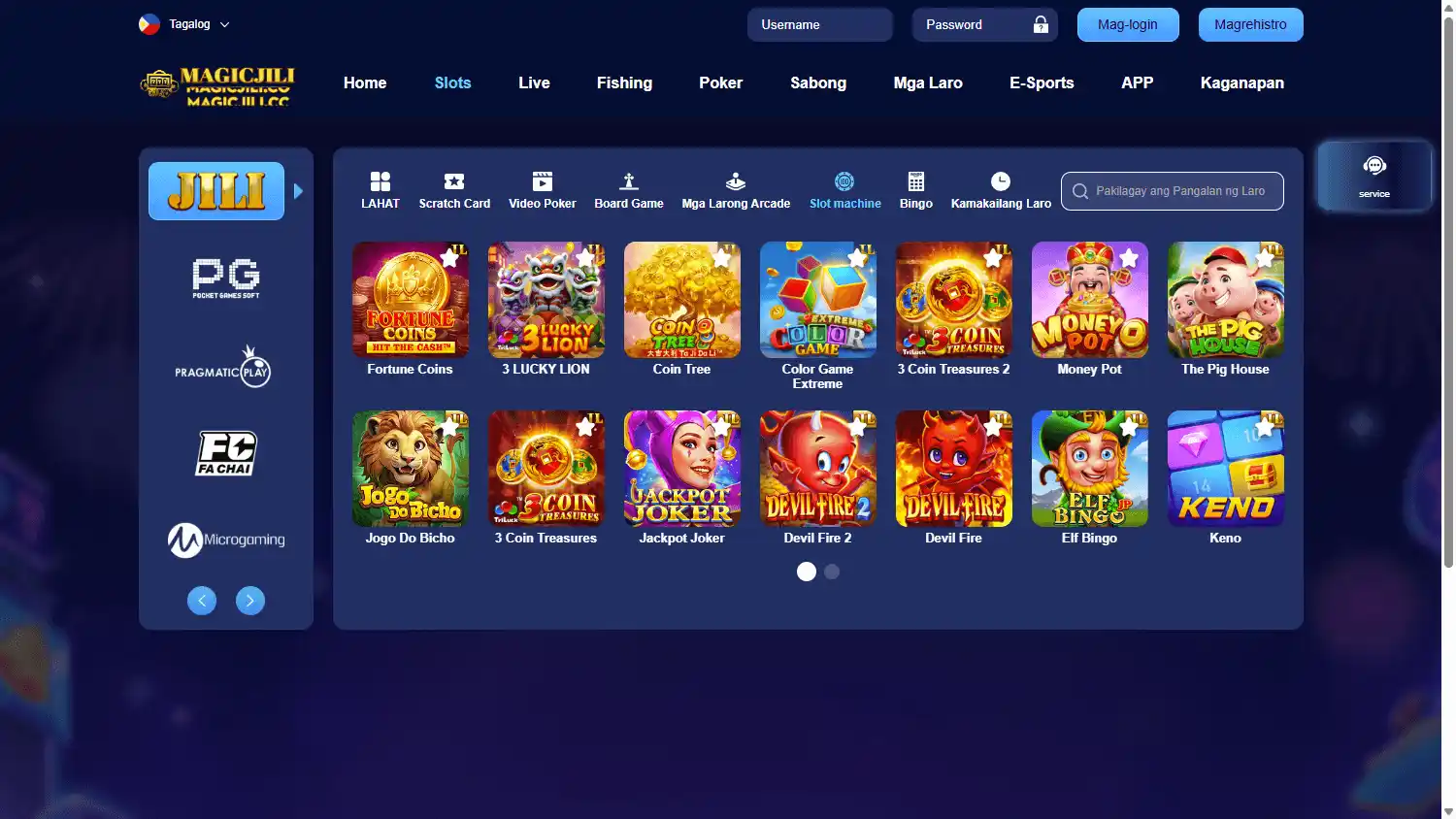 MagicJili Casino screenshot 2