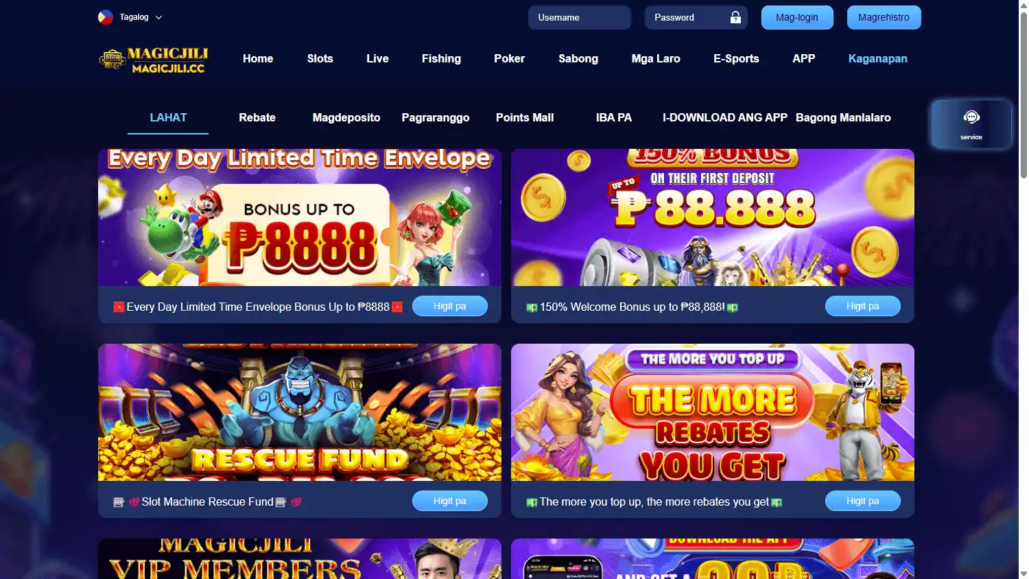 MagicJili Casino screenshot 3