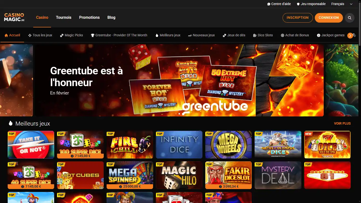 MagicWins Casino screenshot 1
