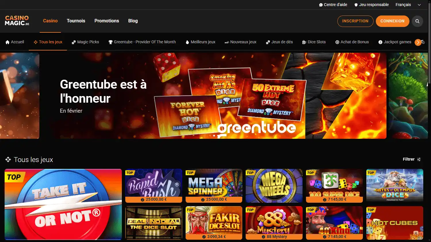MagicWins Casino screenshot 2