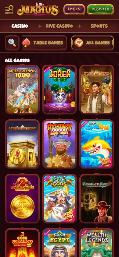 Magius Casino screenshot 5
