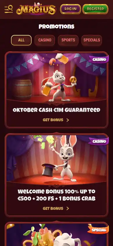 Magius Casino screenshot 6