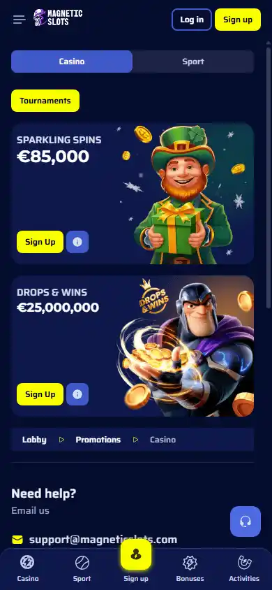 Magneticslots Casino screenshot 5