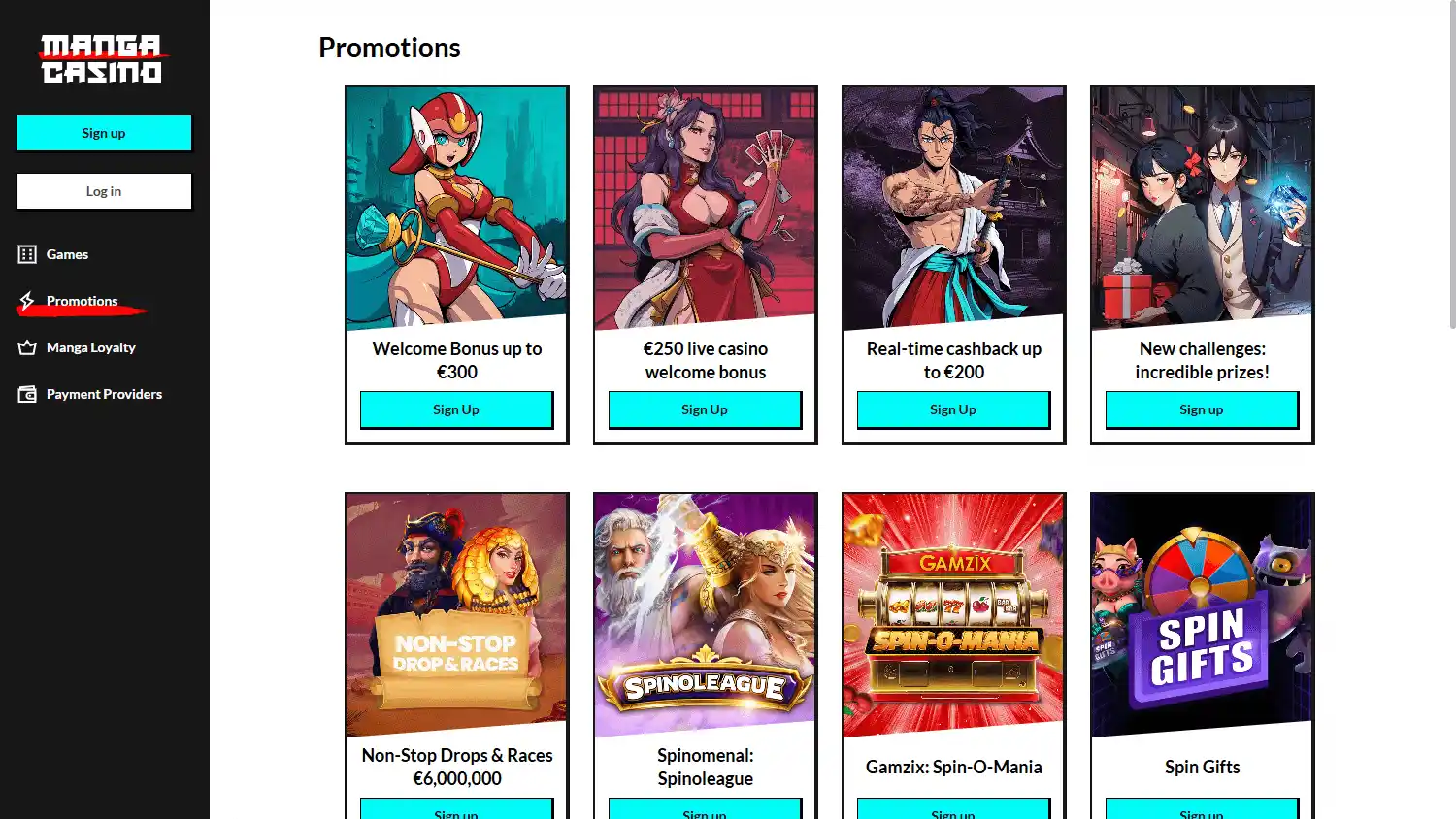 Manga Casino screenshot 3