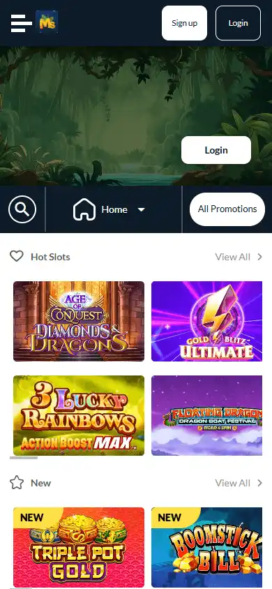 Mango Spins Casino screenshot 4