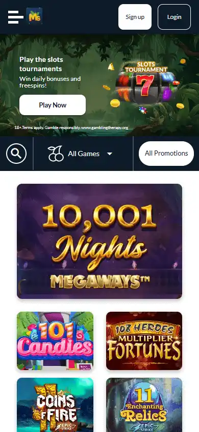 Mango Spins Casino screenshot 5