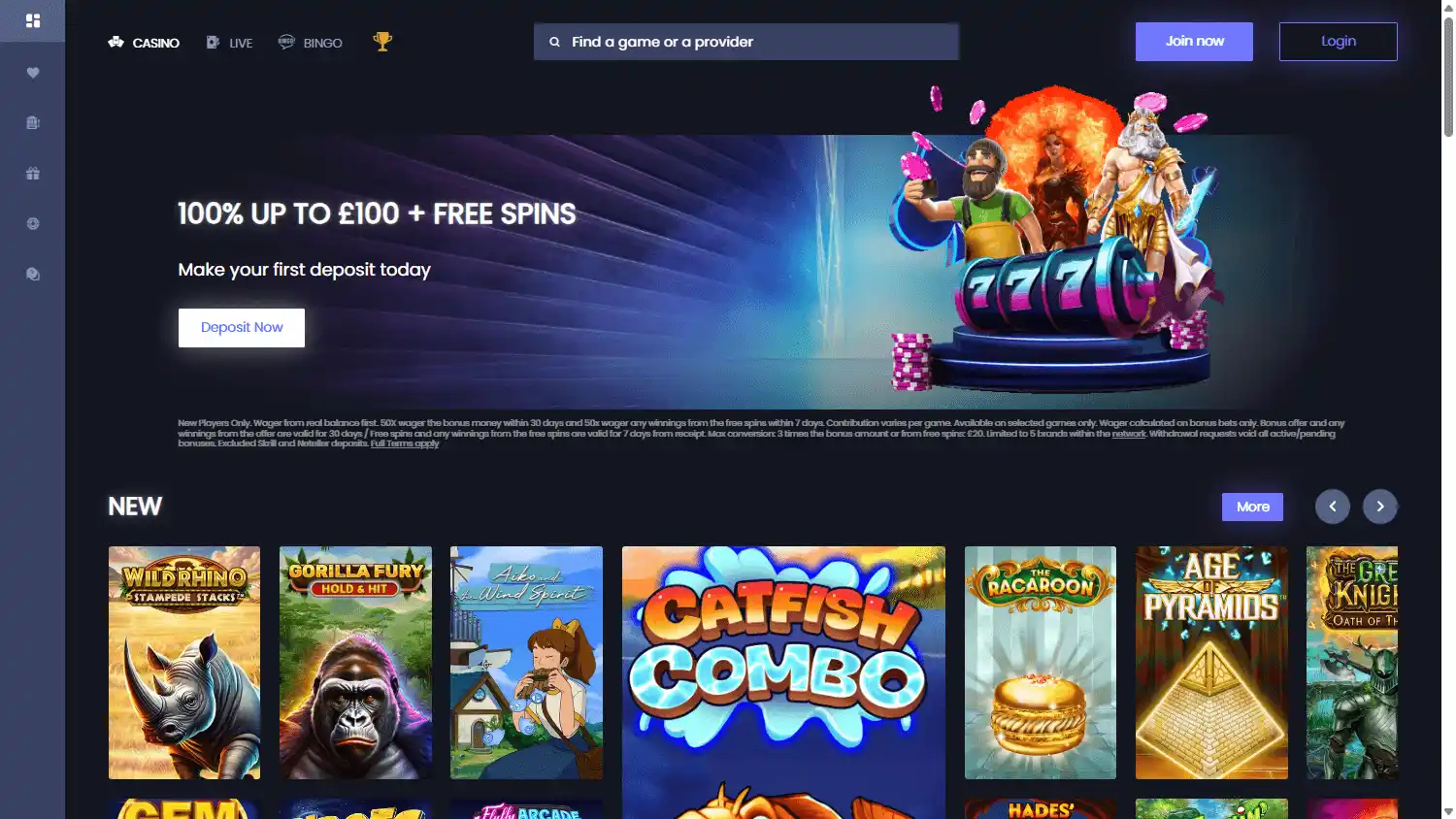 MangoCasino screenshot 1