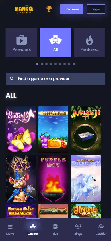 MangoCasino screenshot 5