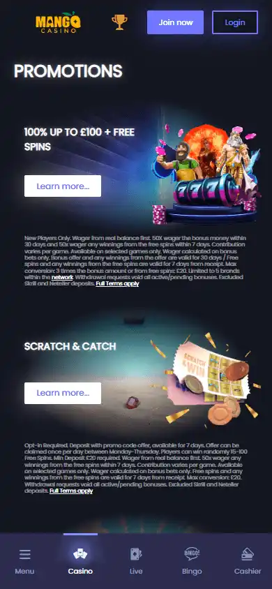 MangoCasino screenshot 6