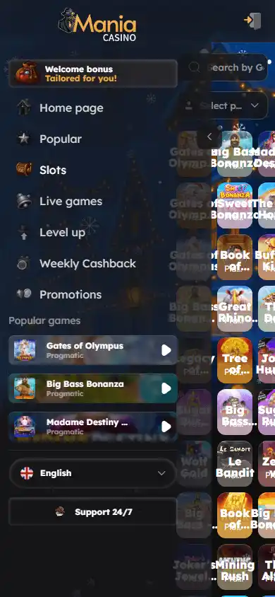 Mania Casino screenshot 5