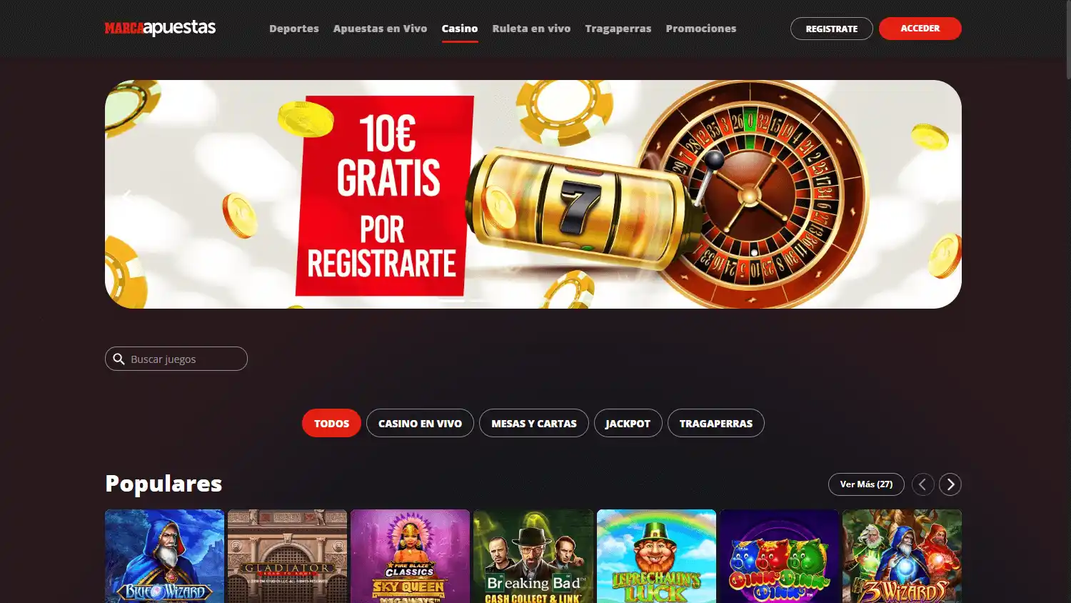 MARCA Apuestas Casino screenshot 2