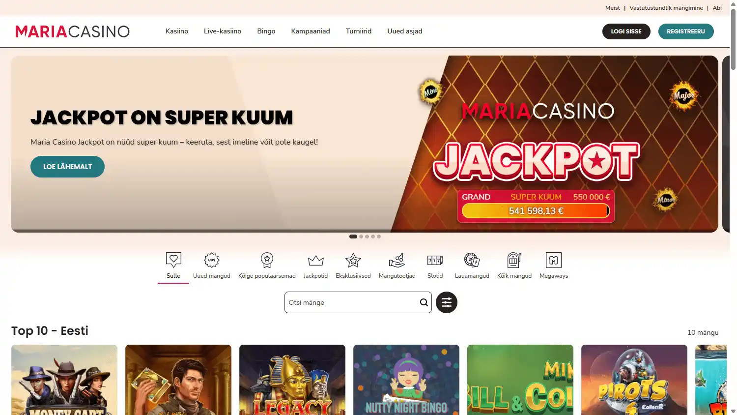 Maria Casino EE screenshot 1