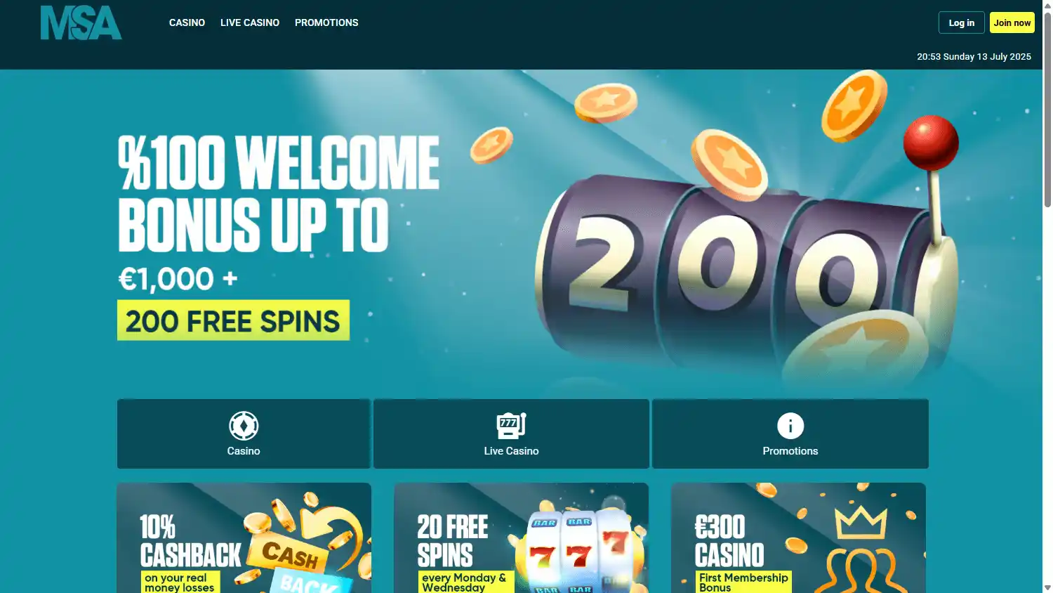 Marjo Sport Asia Casino screenshot 1