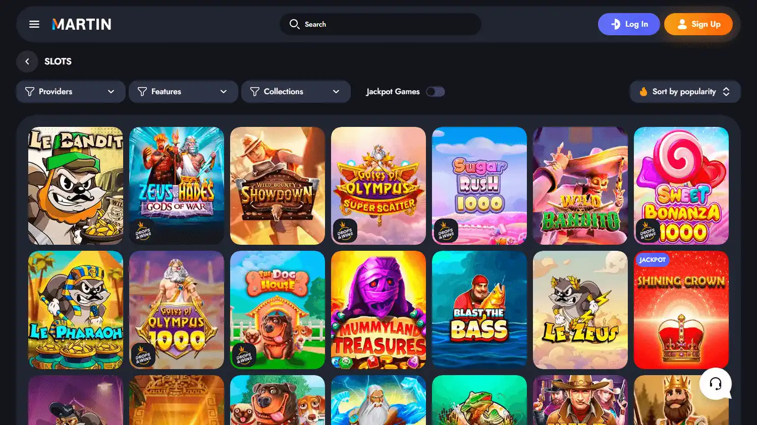 Martin Casino screenshot 2