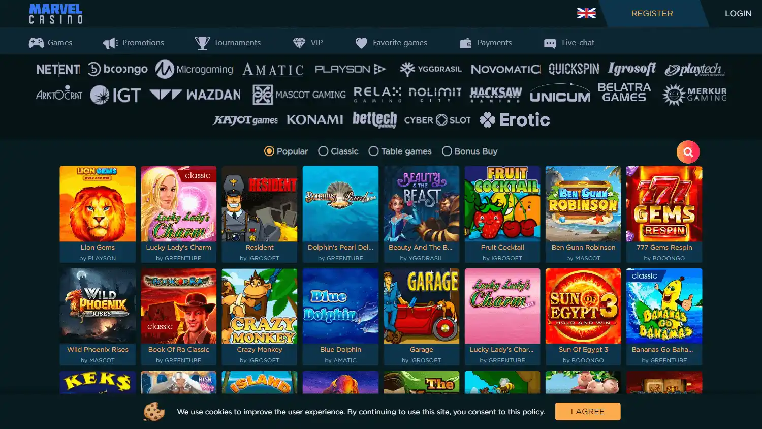 Marvel Casino screenshot 2