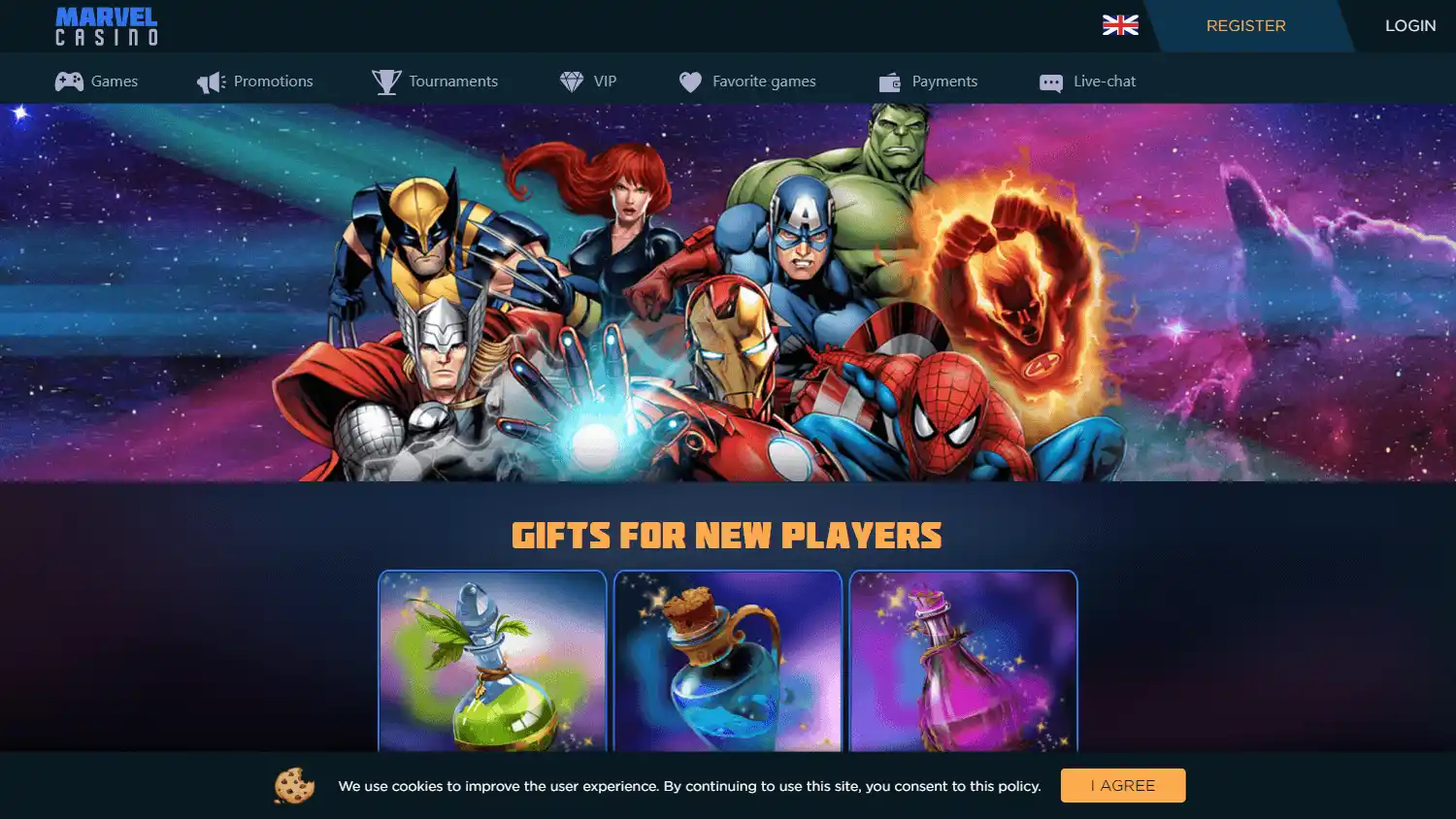Marvel Casino screenshot 3