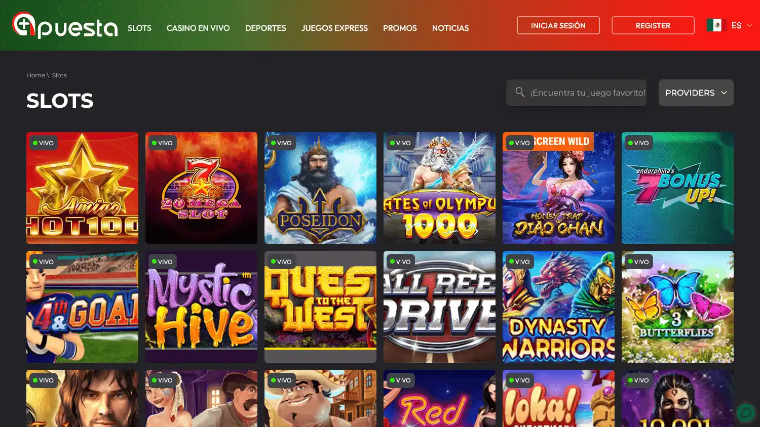 MasaPuesta Casino screenshot 2