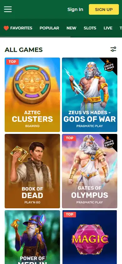 Mason Slots Casino screenshot 5