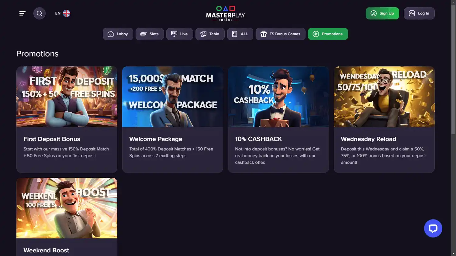 MasterPlay Casino screenshot 3