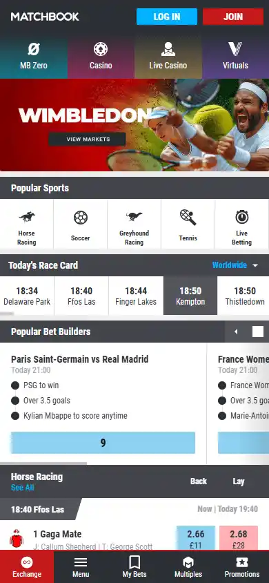 Matchbook Casino screenshot 4