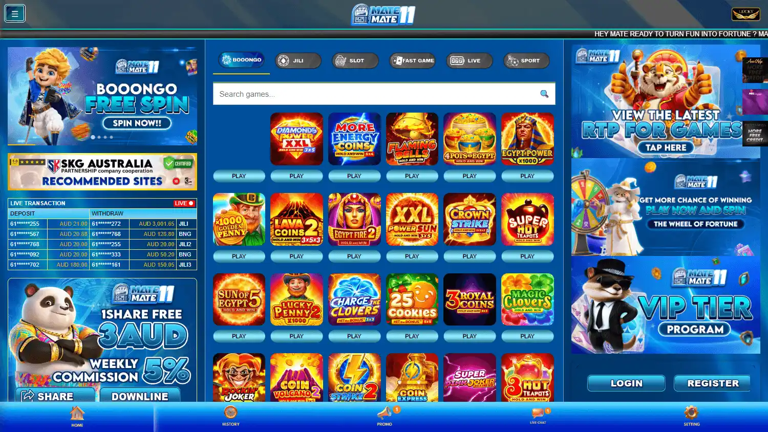 MateMate11 Casino screenshot 1